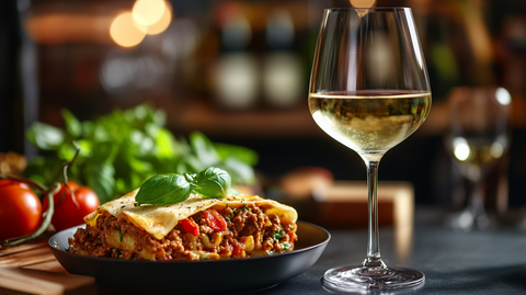 Quel vin blanc choisir pour cuisiner et accompagner des lasagnes à la bolognaise ?