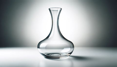 carafe a vin dans un fond blanc professionel