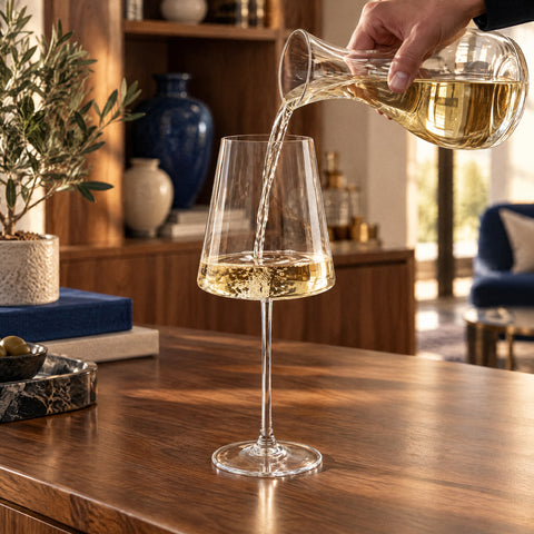 Beau Verre à Vin, en service