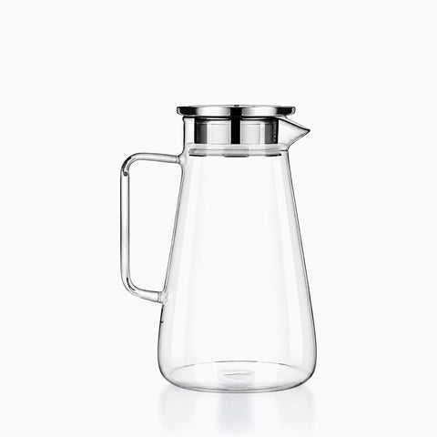 Carafe 2l, Torrent - Carafe en Verre 2 litres, sur fond blanc
