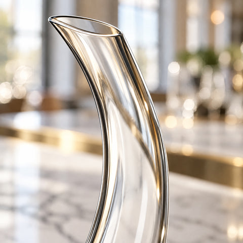 Détail de la matière : Carafe à Décanter Double Bec L'Élégance