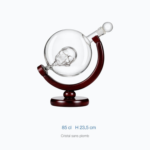 Dimensions : Carafe à Décanter Globe Mappemonde