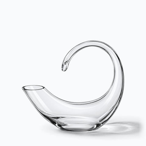 Carafe à Décanter le Vin Originale Toccata, avec son ombre portée, sur fond blanc