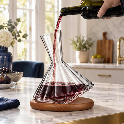 Carafe à Décanter Vintage Menuet, en service