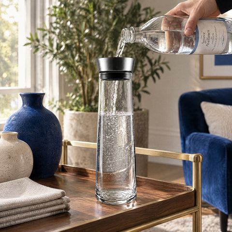 Carafe d'eau 1,5L Serenza, en service