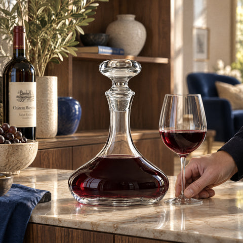 Carafe à Vin Ancienne Lento, en service