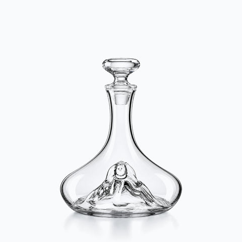 Carafe à Vin avec Bouchon Boléro, sur fond blanc
