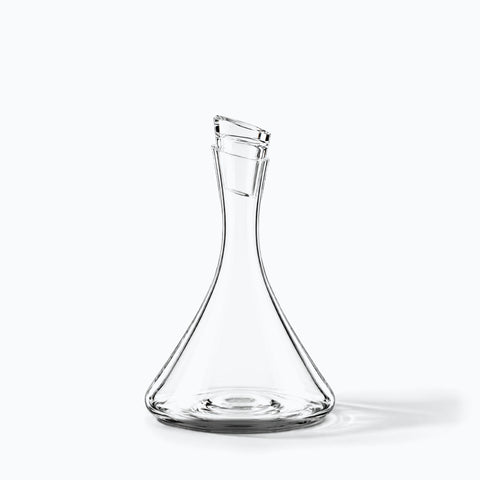 Carafe à Vin Vintage Cristal Bellavita, avec son ombre portée, sur fond blanc