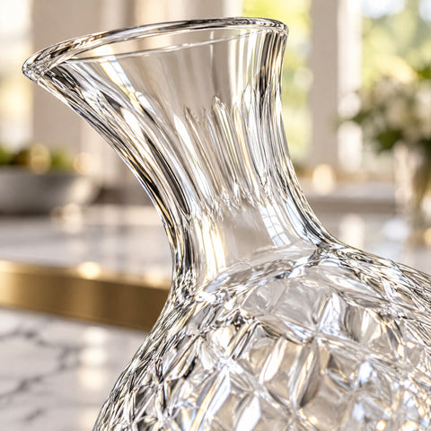 Détail de la matière : Carafe à Vin Gravée Perle