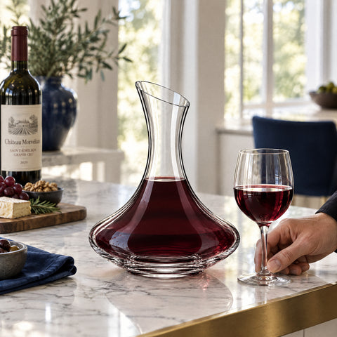 Carafe à Vin Rouge Andante, en service