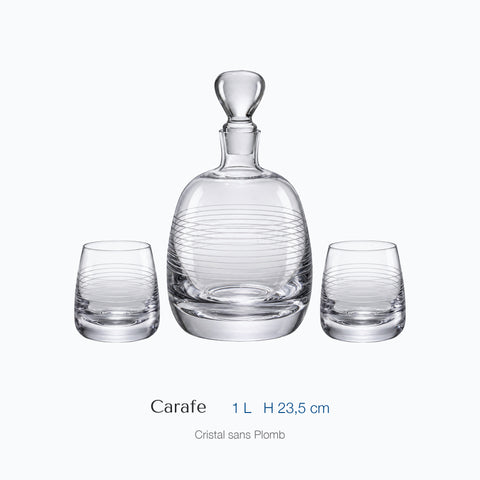 Dimensions : Carafe Alcool Fort Ellipse