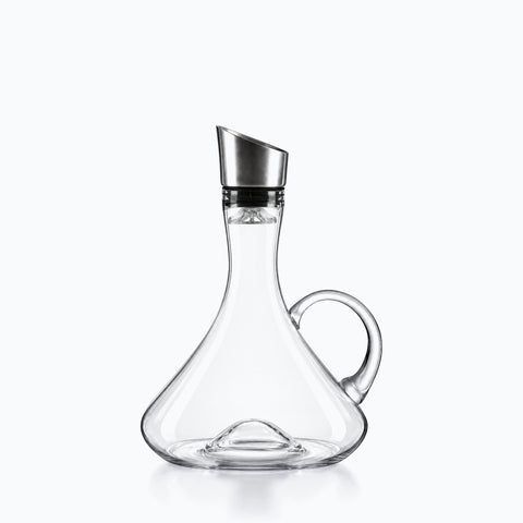 Carafe Ancienne pour Oxygéner Respiro, sur fond blanc