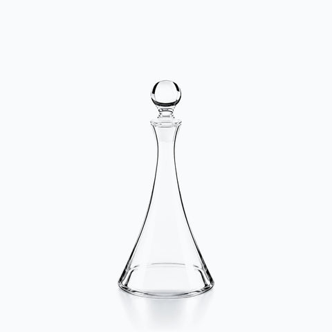 Carafe à Vin avec Bouchon Verre Gloria, sur fond blanc