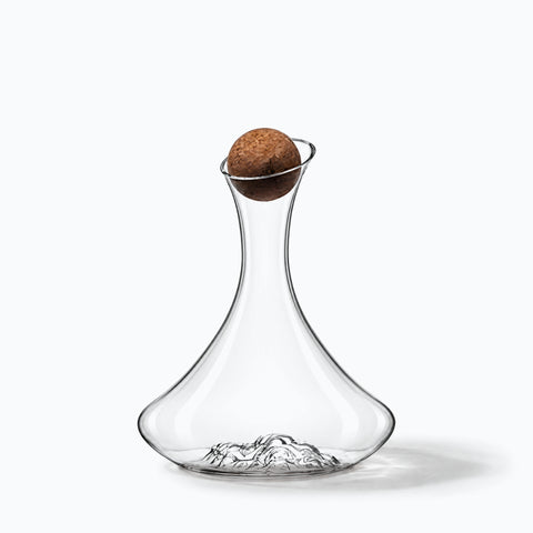 Carafe à Vin Bordeaux La Bordelaise, avec son ombre portée, sur fond blanc