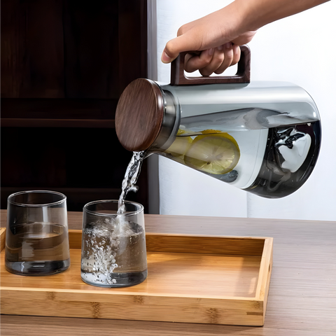 Carafe D'Eau en Verre Design