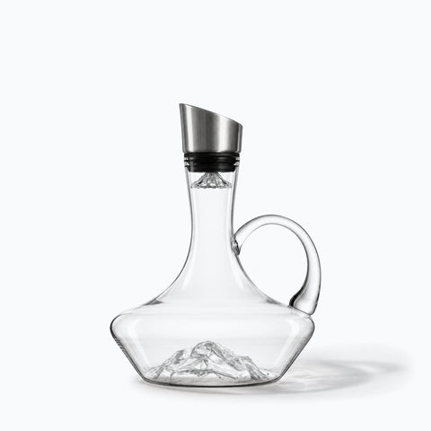 Carafe de Décantation Vin Éryone, avec son ombre portée, sur fond blanc