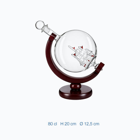 Dimensions : Carafe à Whisky Globe Santa Maria