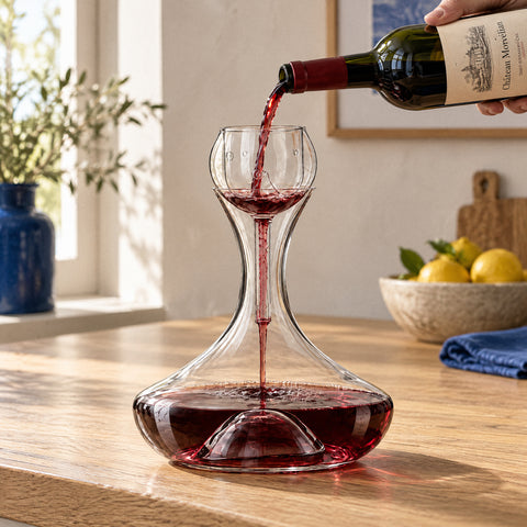Carafe Aération Scherzo, en service