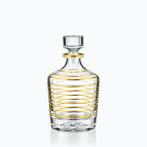 Carafe Spirale Vortice, sur fond blanc