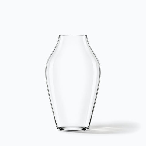 Carafe à Décanter Vin Blanc Sonatine, avec son ombre portée, sur fond blanc