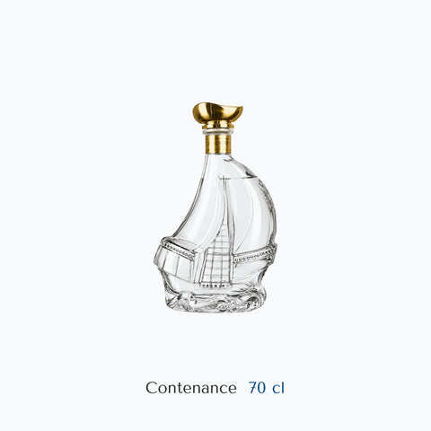 Dimensions : Carafe à Whisky Bateau BlackPearl (contenance 70 cl)