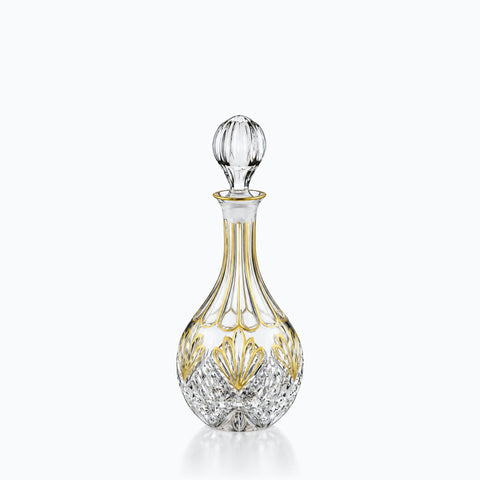 Carafe Whisky Bouchon Rond Lune, sur fond blanc