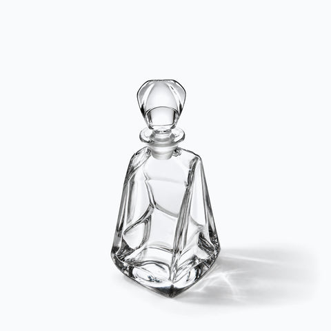 Carafe à Whisky Lucifer, avec son ombre portée, sur fond blanc