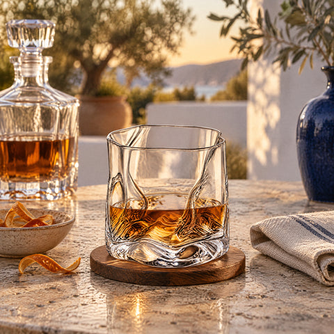 Joli Verre à Whisky, mise en situation à table