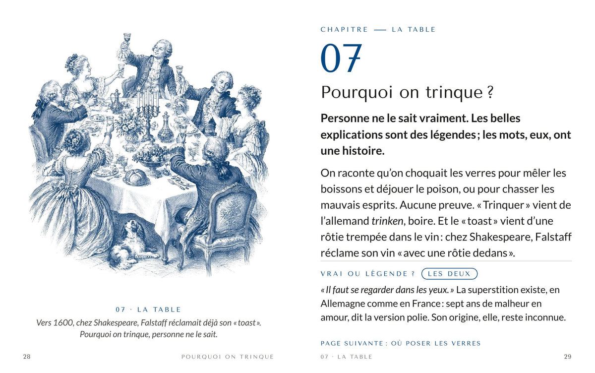 Pages 28 et 29 : Pourquoi on trinque ?