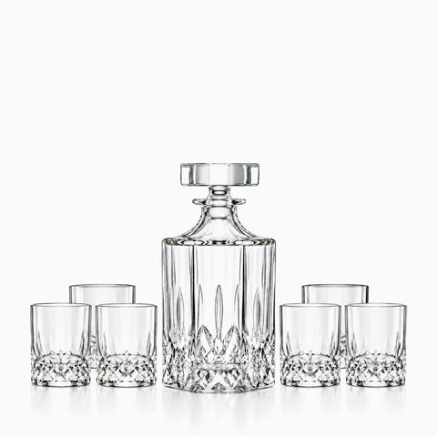 Service à Whisky Gravé, Carafe 80 cl, Verres 30 cl | Verasco