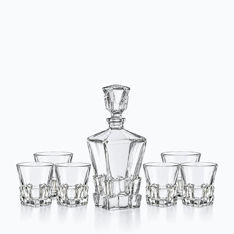 Service à Whisky Luxe Brèche, sur fond blanc