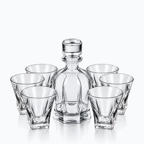 Sevice Whisky Bouteille Cellier, sur fond blanc