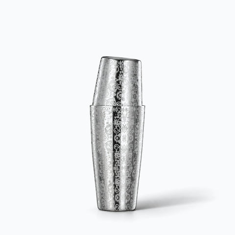 Shaker Boston Arabesque seul sur fond blanc, avec son ombre portée