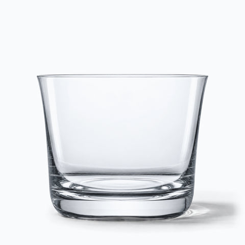 Verre old fashioned Largo seul sur fond blanc, avec son ombre portée
