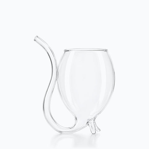 Verre à Cocktail Paille, sur fond blanc