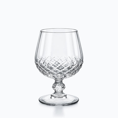 Verre à Cognac Ciselé, sur fond blanc