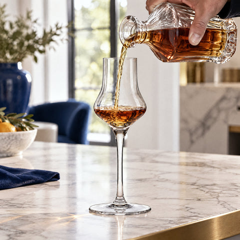 Verre à Dégustation Cognac, en service