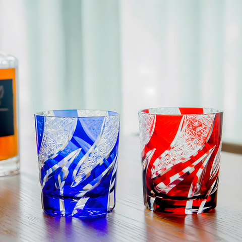 Verre à Eau Bleu