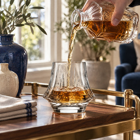 Beau Verre à Rhum, en service