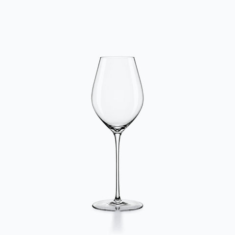Verre à vin en forme de tulipe en cristal transparent, tige longue et fine