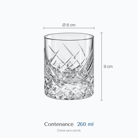 Verre à Whisky Cristal Ciselé