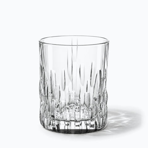 Verre à Whisky Effet Craquelé · Stalactite, avec son ombre portée, sur fond blanc