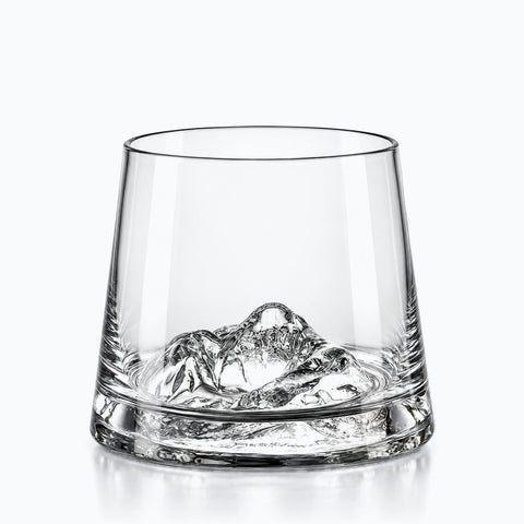 Verre à Whisky Montagne Mont Blanc, Cristal 22 cl | Verasco 1 PC