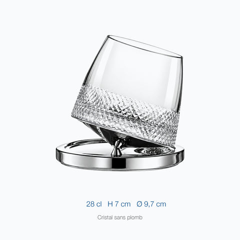 Dimensions : Verre à Whisky Rotation