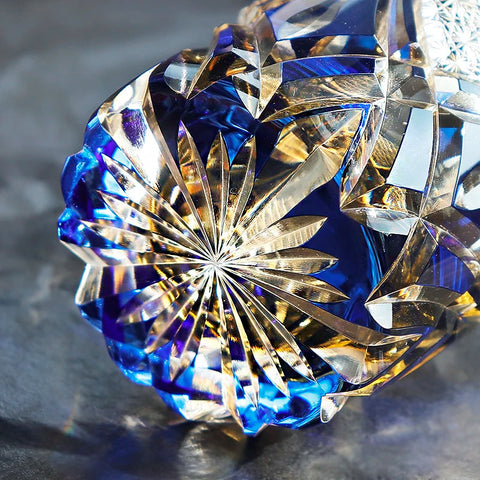 Verre Bleu Ancien