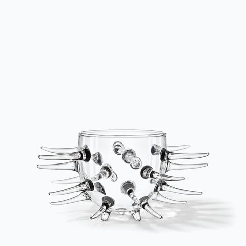 Verre Cactus, avec son ombre portée, sur fond blanc
