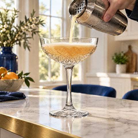 Verre Cocktail Péristyle, en service