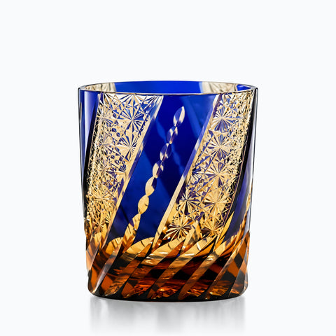 Verre D'eau Couleur, couleur edo blue, sur fond blanc