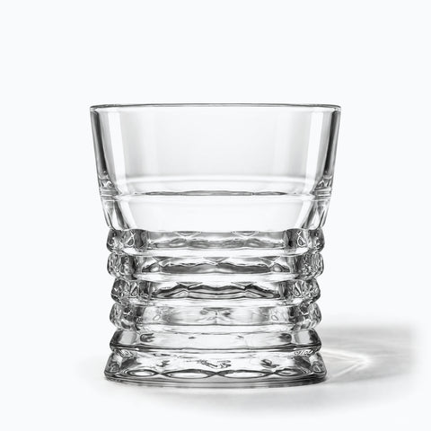 Verre Spirale, avec son ombre portée, sur fond blanc