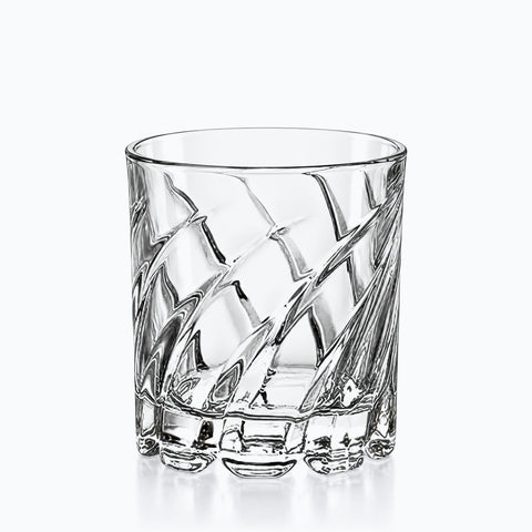 Verre Standard à Whisky, modèle drams / 2 pcs, sur fond blanc